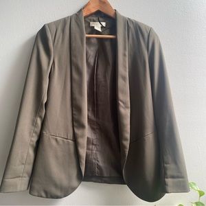 Olive green H&M blazer
